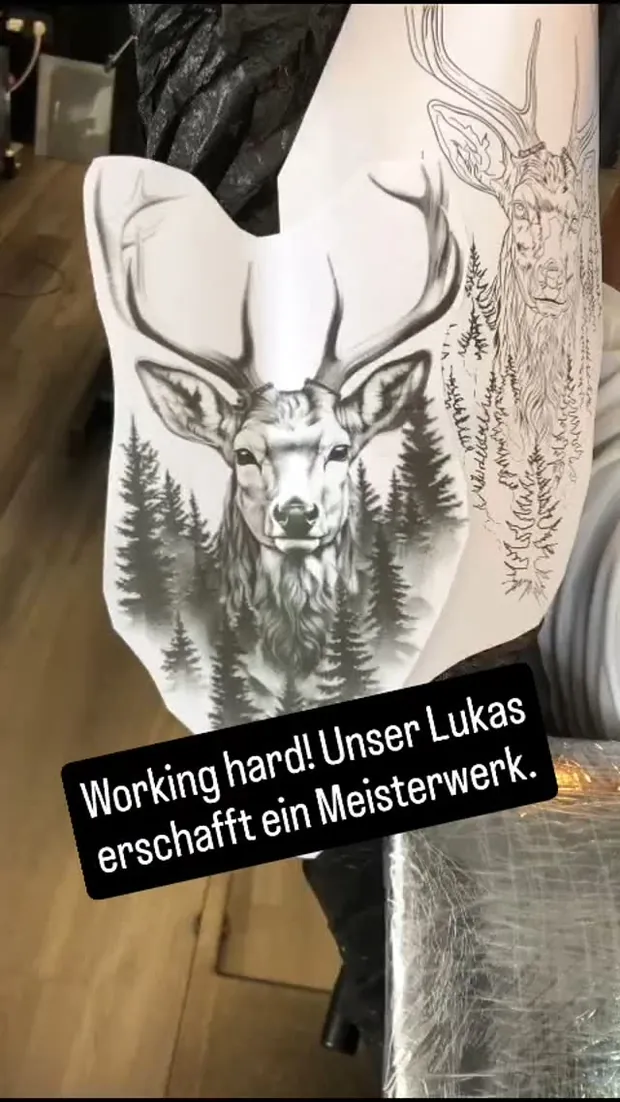 Ornamentales Tattoo aus dem Studio Sweet Temptation in Bottrop