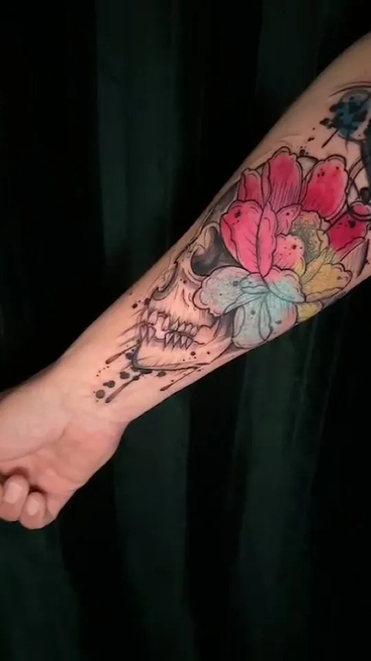 Farbtattoo aus dem Studio Sweet Temptation in Bottrop