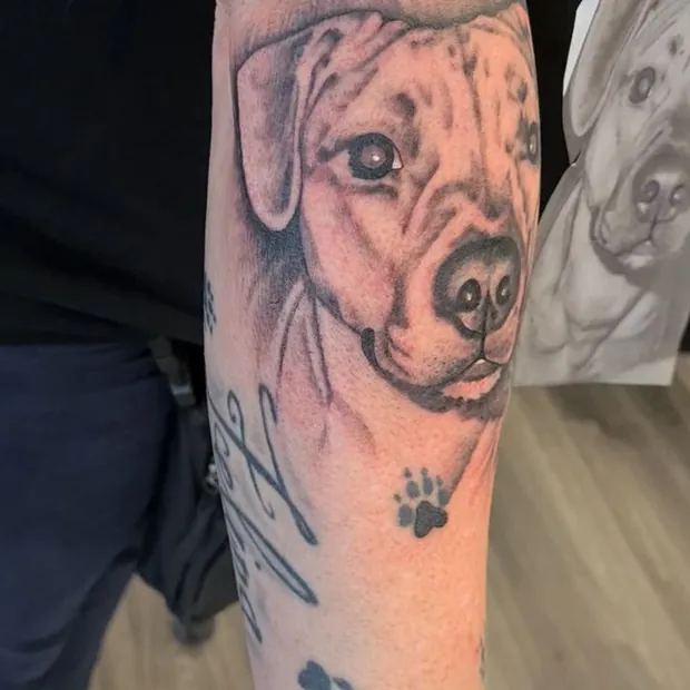 Realistik-Tattoo aus dem Studio Sweet Temptation in Bottrop