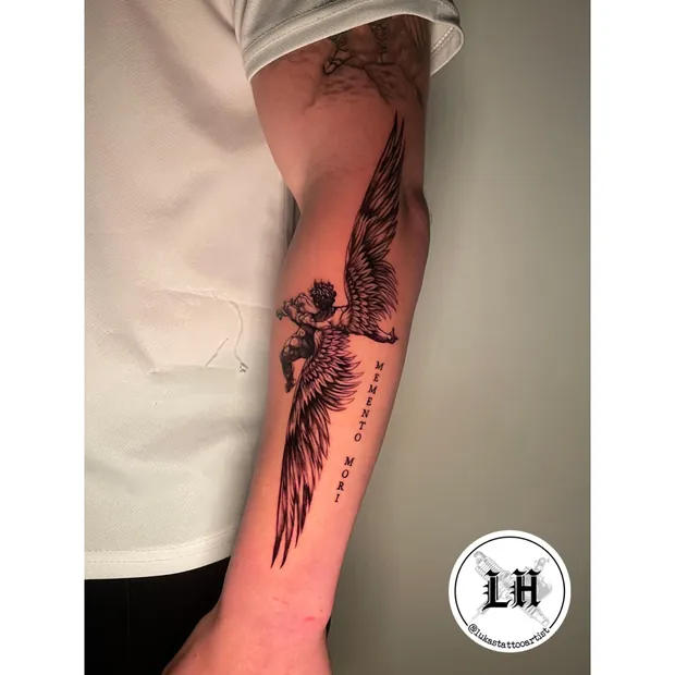Feinlinien-Tattoo aus dem Studio Sweet Temptation in Bottrop