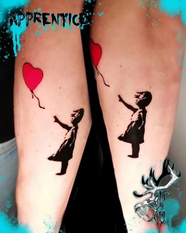 Ornamentales Tattoo aus dem Studio Sweet Temptation in Bottrop