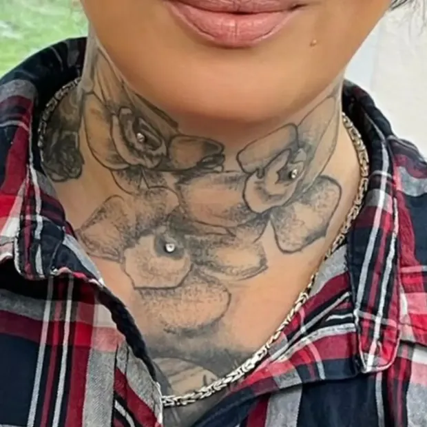 Ornamentales Tattoo aus dem Studio Sweet Temptation in Bottrop