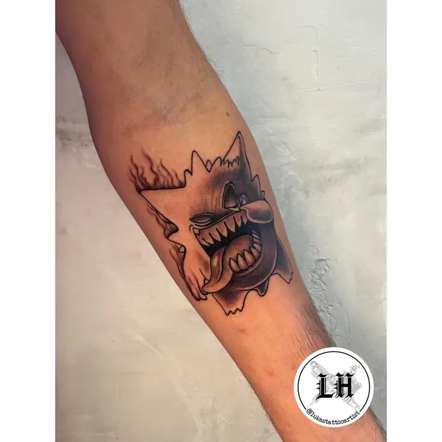 Ornamentales Tattoo aus dem Studio Sweet Temptation in Bottrop