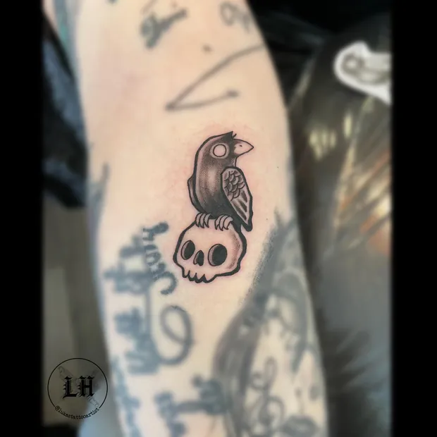Feinlinien-Tattoo aus dem Studio Sweet Temptation in Bottrop