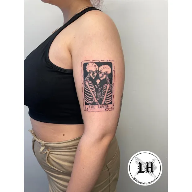 Ornamentales Tattoo aus dem Studio Sweet Temptation in Bottrop
