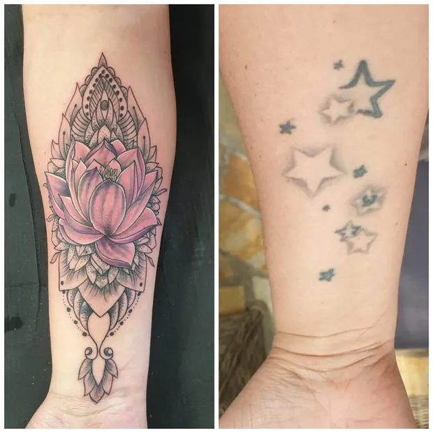 Ornamentales Tattoo aus dem Studio Sweet Temptation in Bottrop