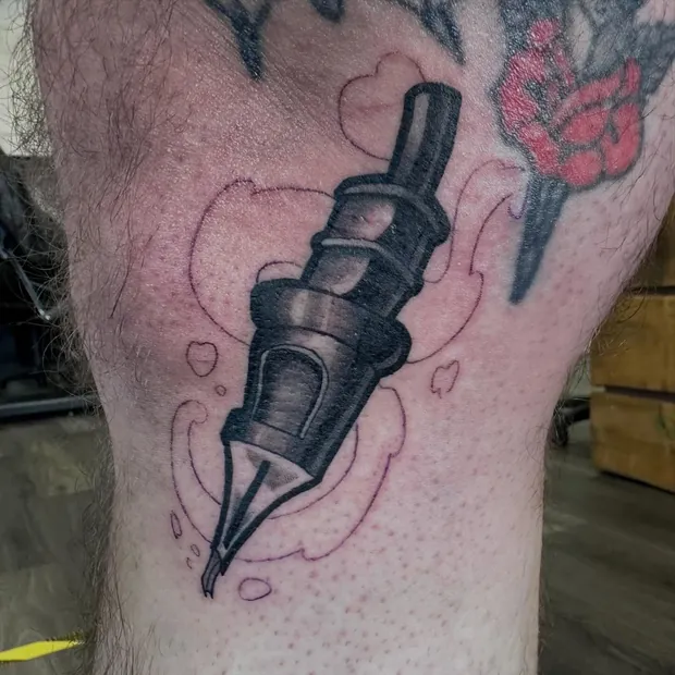 Ornamentales Tattoo aus dem Studio Sweet Temptation in Bottrop